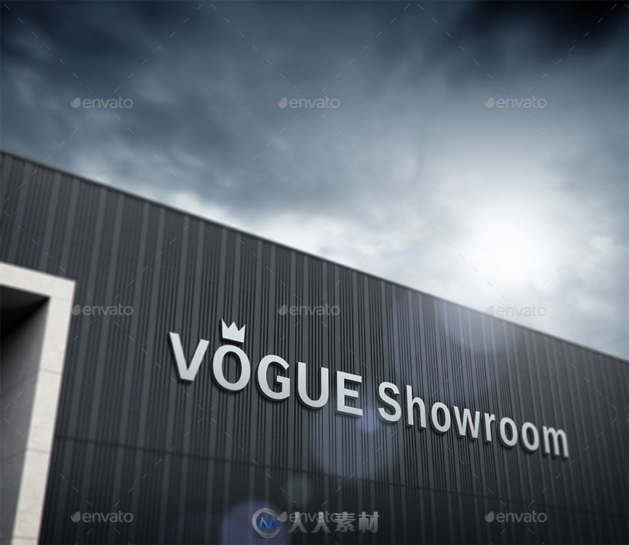 3Dlogo场景展示PSD模板16439365-3d-logo-signage-facade-wall-mockups