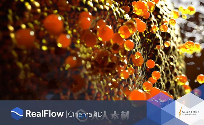 C4D插件-流体动力学模拟插件(含中文汉化)+RealFlow | Cinema 4D V1Win &amp; Mac