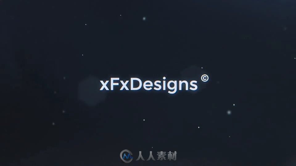 简单简洁的电视故障文字字幕标题标志LOGO演绎AE模板 DeFocus Glitch Logo Intro