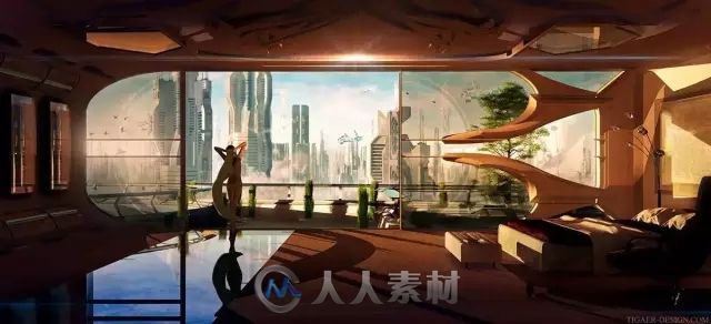 听大神讲述如何用众多3D软件创作一幅科幻概念图，作品更是张张精品