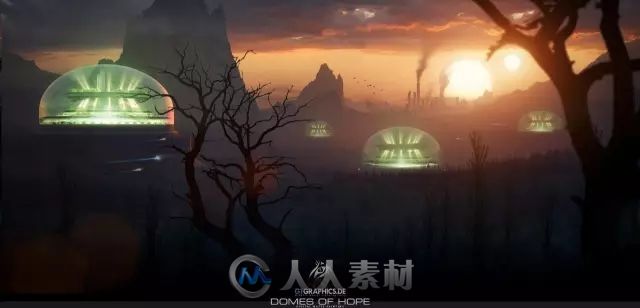 听大神讲述如何用众多3D软件创作一幅科幻概念图，作品更是张张精品