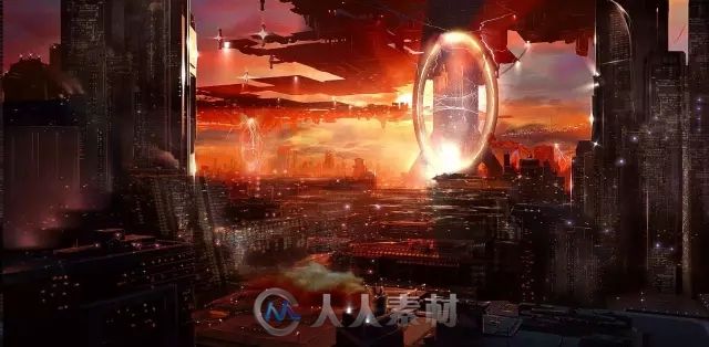 听大神讲述如何用众多3D软件创作一幅科幻概念图，作品更是张张精品