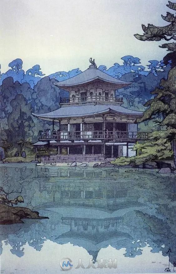 日本近现代版画巨匠吉田博（Hiroshi Yoshida）作品赏析