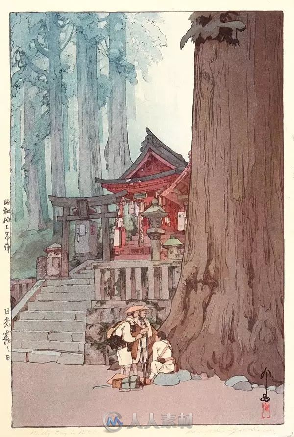 日本近现代版画巨匠吉田博（Hiroshi Yoshida）作品赏析