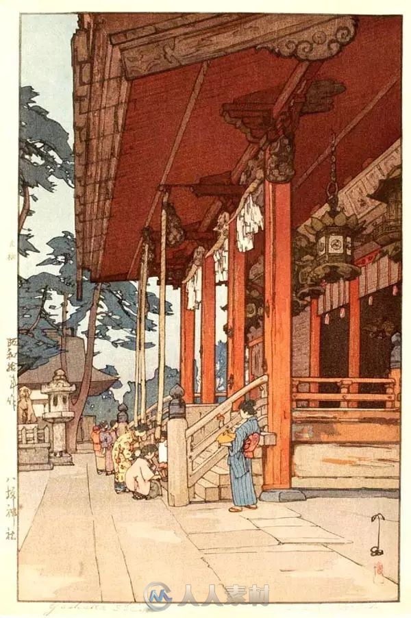 日本近现代版画巨匠吉田博（Hiroshi Yoshida）作品赏析