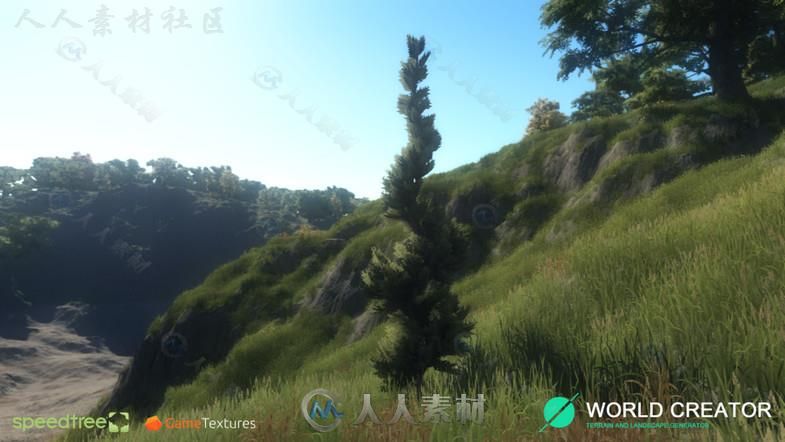 Unity3D游戏扩展资料 - 专业地形景观生成器 UNITY ASSET WORLD CREATOR PROFESSIONAL