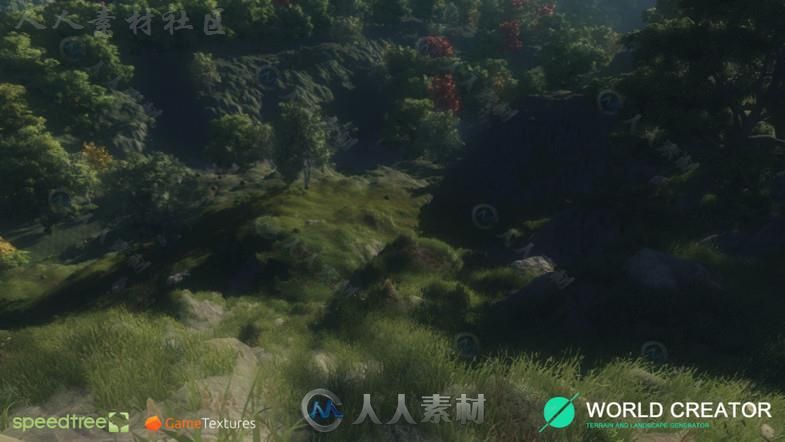 Unity3D游戏扩展资料 - 专业地形景观生成器 UNITY ASSET WORLD CREATOR PROFESSIONAL