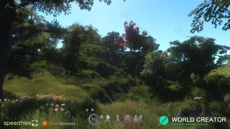 Unity3D游戏扩展资料 - 专业地形景观生成器 UNITY ASSET WORLD CREATOR PROFESSIONAL