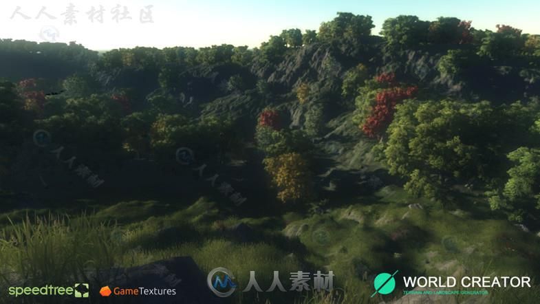 Unity3D游戏扩展资料 - 专业地形景观生成器 UNITY ASSET WORLD CREATOR PROFESSIONAL