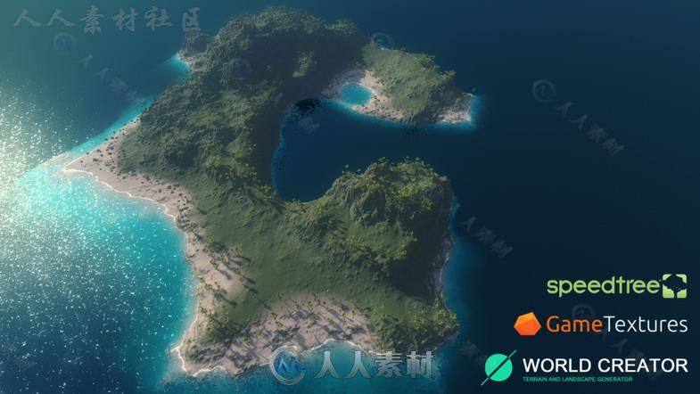 Unity3D游戏扩展资料 - 专业地形景观生成器 UNITY ASSET WORLD CREATOR PROFESSIONAL