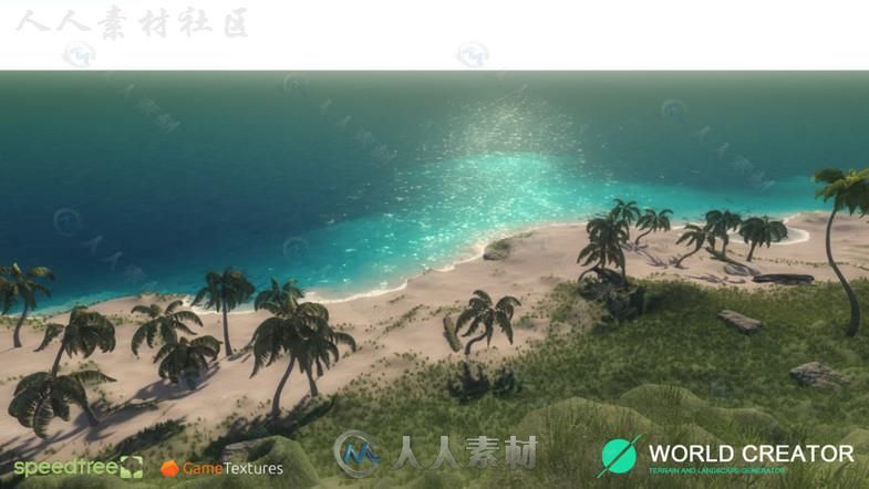 Unity3D游戏扩展资料 - 专业地形景观生成器 UNITY ASSET WORLD CREATOR PROFESSIONAL