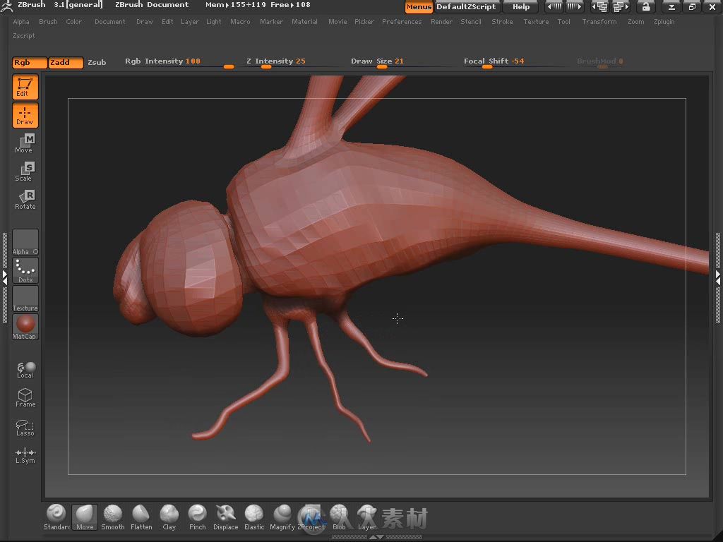 ZBrush 3.1印象 高精角色建模专业技法