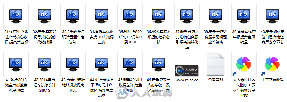 淘宝大学培训教程之幕思城电商培训课程第四部分