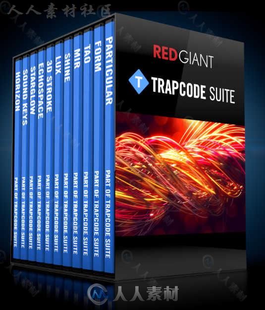 RedGiant Trapcode红巨星视觉特效AE插件包V14.0.0版 RED GIANT TRAPCODE SUITE 14....
