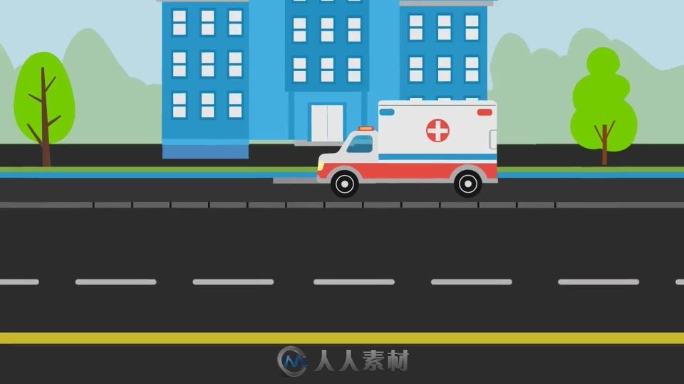 医生学生等各种人物职业卡通儿童元素GM动画包AE模板 Healthcare Explainer Toolkit