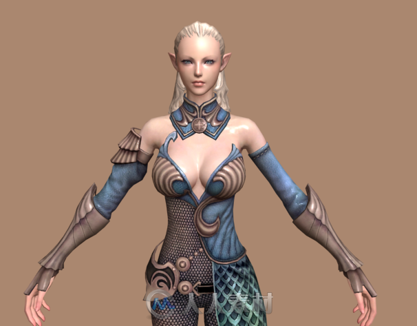 《TERA》高级精灵3D模型