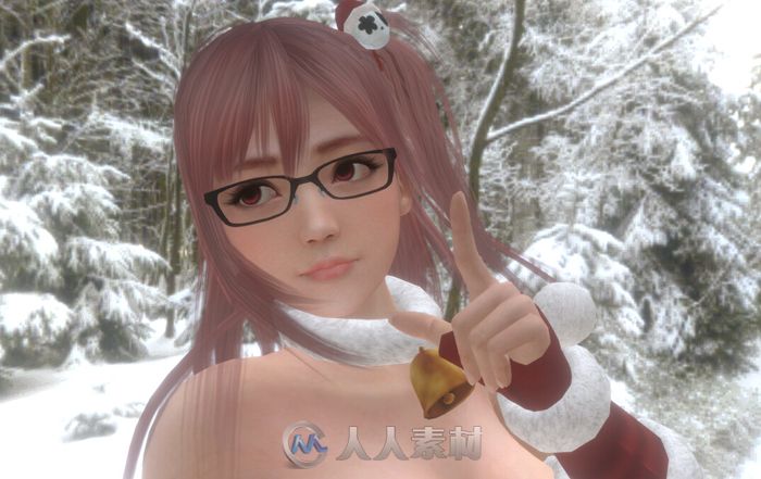 《DOA5》穗乃果圣诞装3D模型