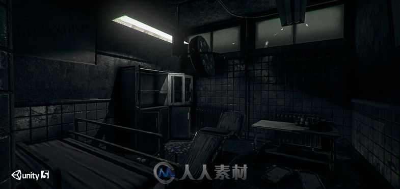 Unity3D游戏扩展资料 - 废弃医院UNITY MARKETPLACE – HE – ABANDONED HOSP...