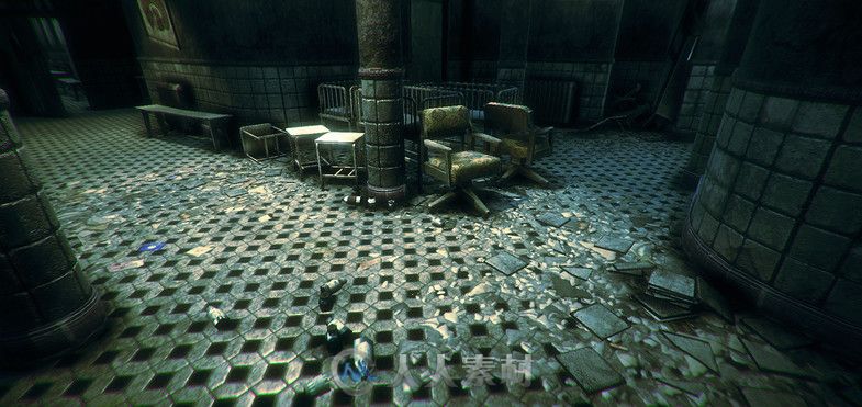 Unity3D游戏扩展资料 - 废弃医院UNITY MARKETPLACE – HE – ABANDONED HOSP...