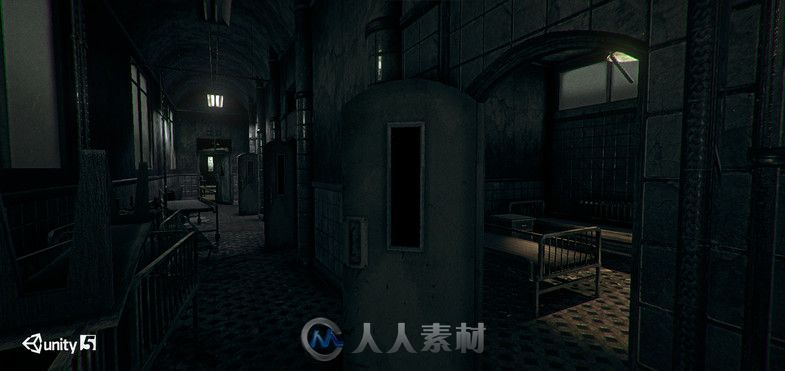 Unity3D游戏扩展资料 - 废弃医院UNITY MARKETPLACE – HE – ABANDONED HOSP...