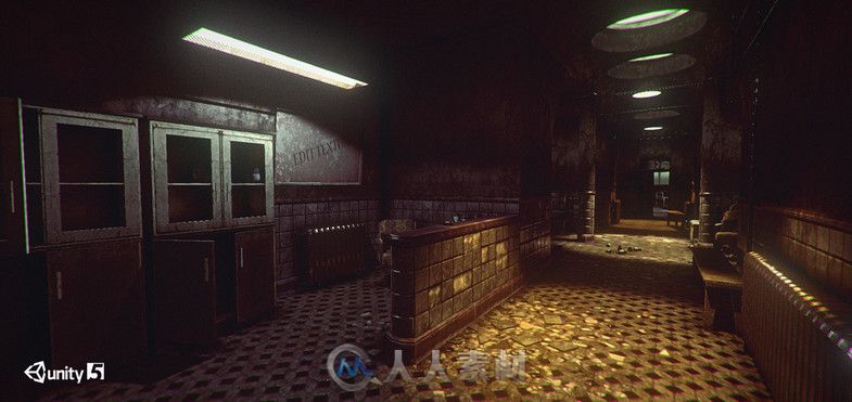 Unity3D游戏扩展资料 - 废弃医院UNITY MARKETPLACE – HE – ABANDONED HOSP...