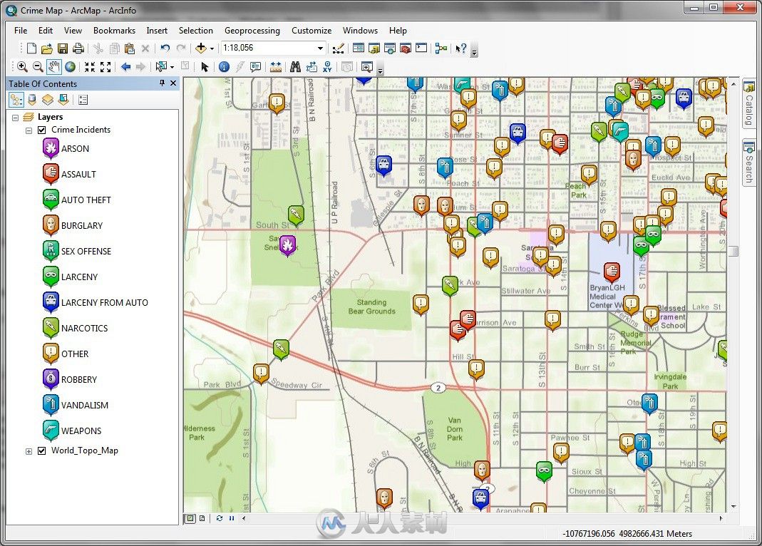 《地理信息系统软件》ESRI ArcGIS for Desktop 10.3版