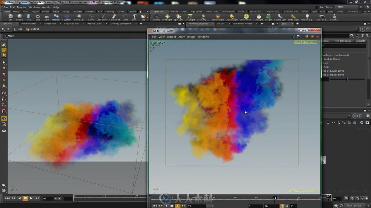 Houdini烟云动态应该技术视频教程CGCircuit - Applied Houdini Dynamics V...