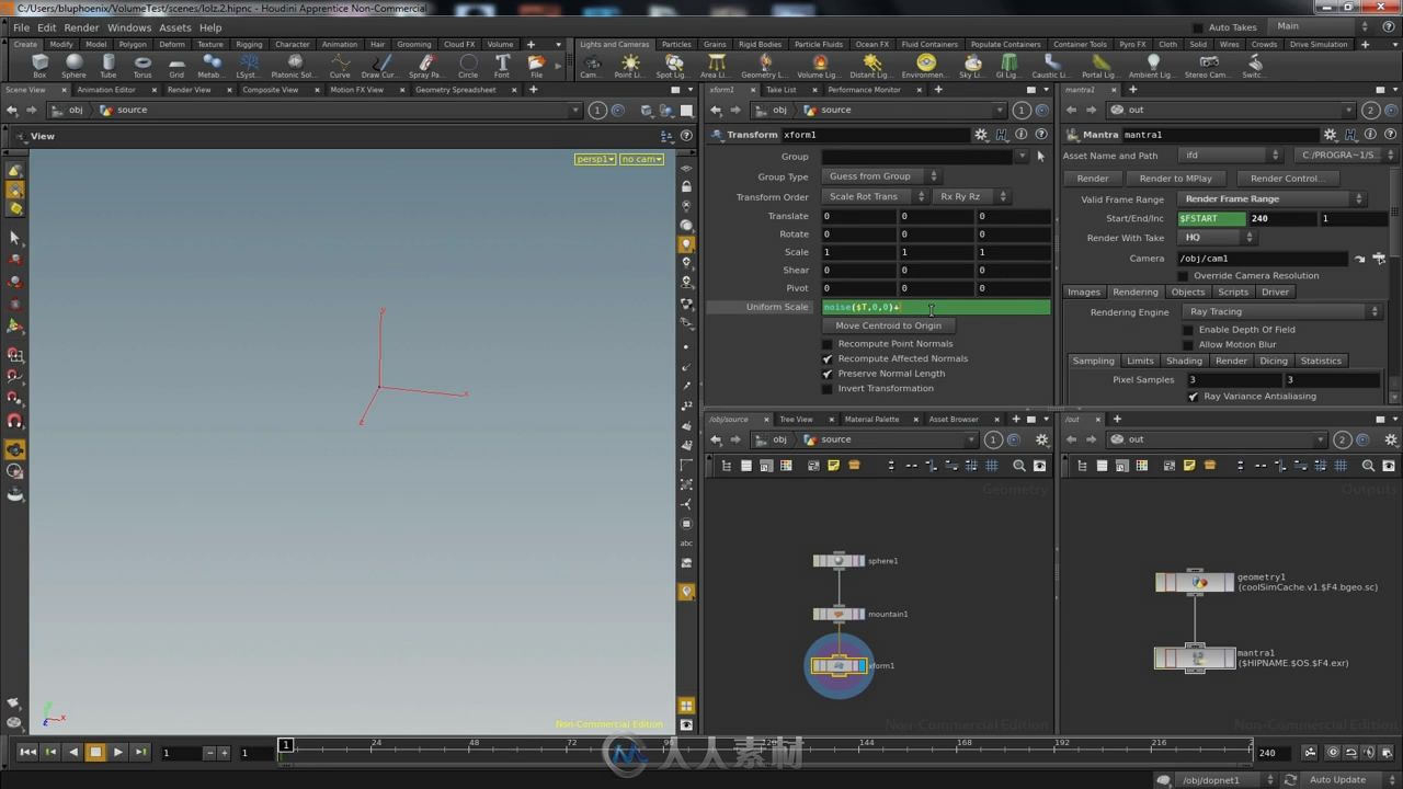 Houdini烟云动态应该技术视频教程CGCircuit - Applied Houdini Dynamics V...