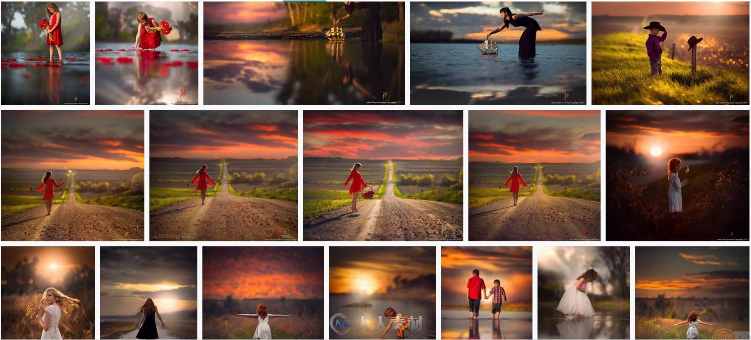 Jake Olson Post Processing Photoshop TutorialsPS后期处理教程