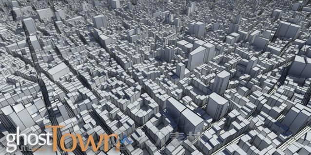 Ghost Town城市景观创建3dsmax插件V0.5版 Ghost Town 0.5 for 3D Studio Max Win x64