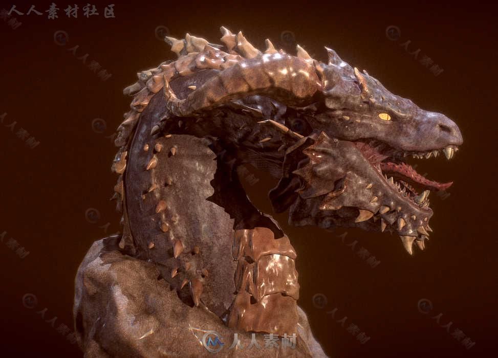 SubstanceStore火焰巨龙材质贴图合辑 SUBSTANCE STORE FANTASY DRAGON MOODPACK