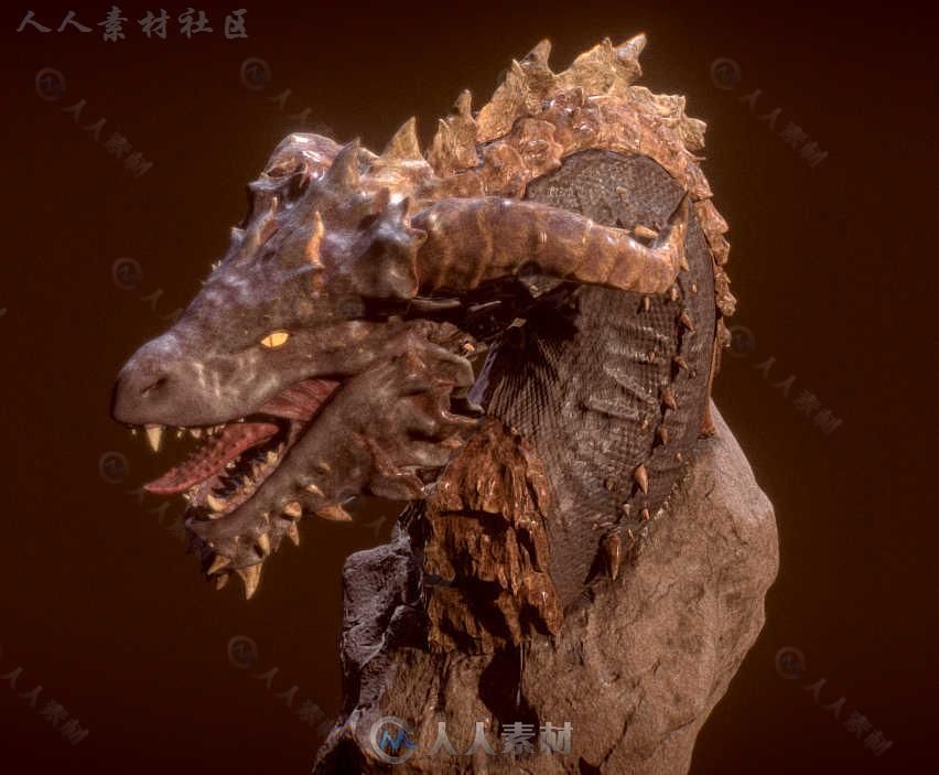 SubstanceStore火焰巨龙材质贴图合辑 SUBSTANCE STORE FANTASY DRAGON MOODPACK