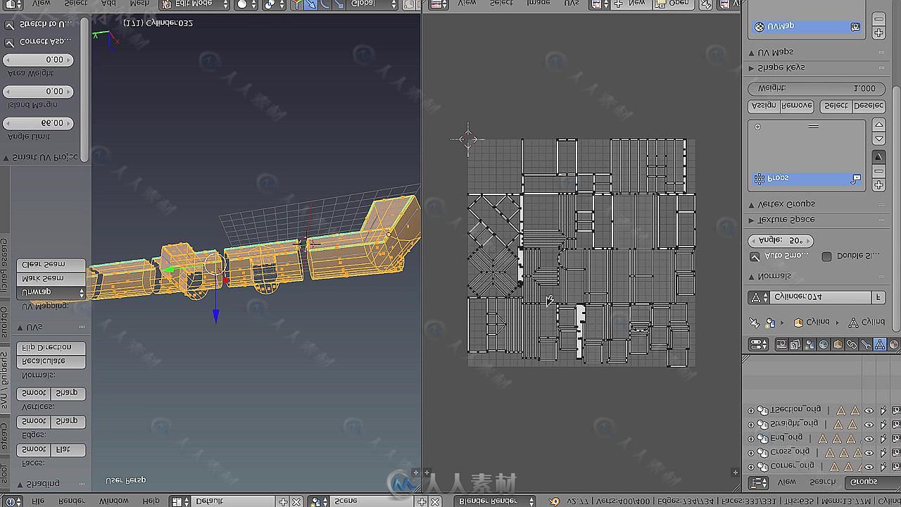 Blender游戏场景制作视频教程第三季 3DMOTIVE MODULAR SETS IN BLENDER VOLUME 3