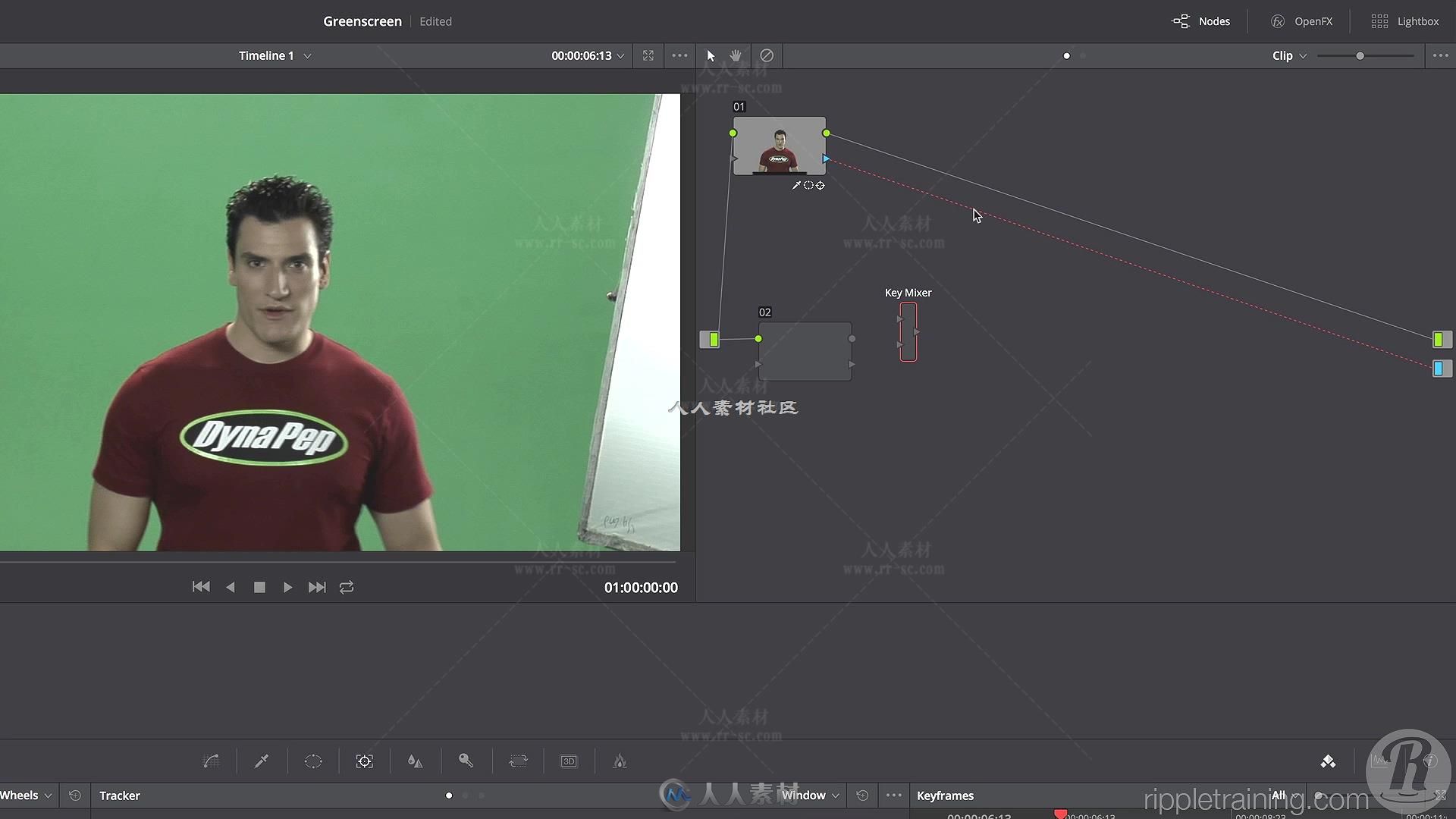 达芬奇DaVinci Resolve V12.5融合视觉特效视频教程 Ripple Training Compositing i...