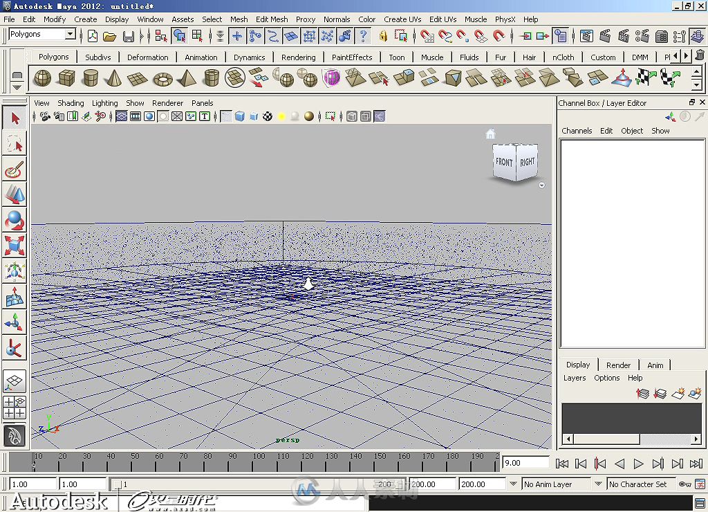 Autodesk Maya 2012标准培训教材I