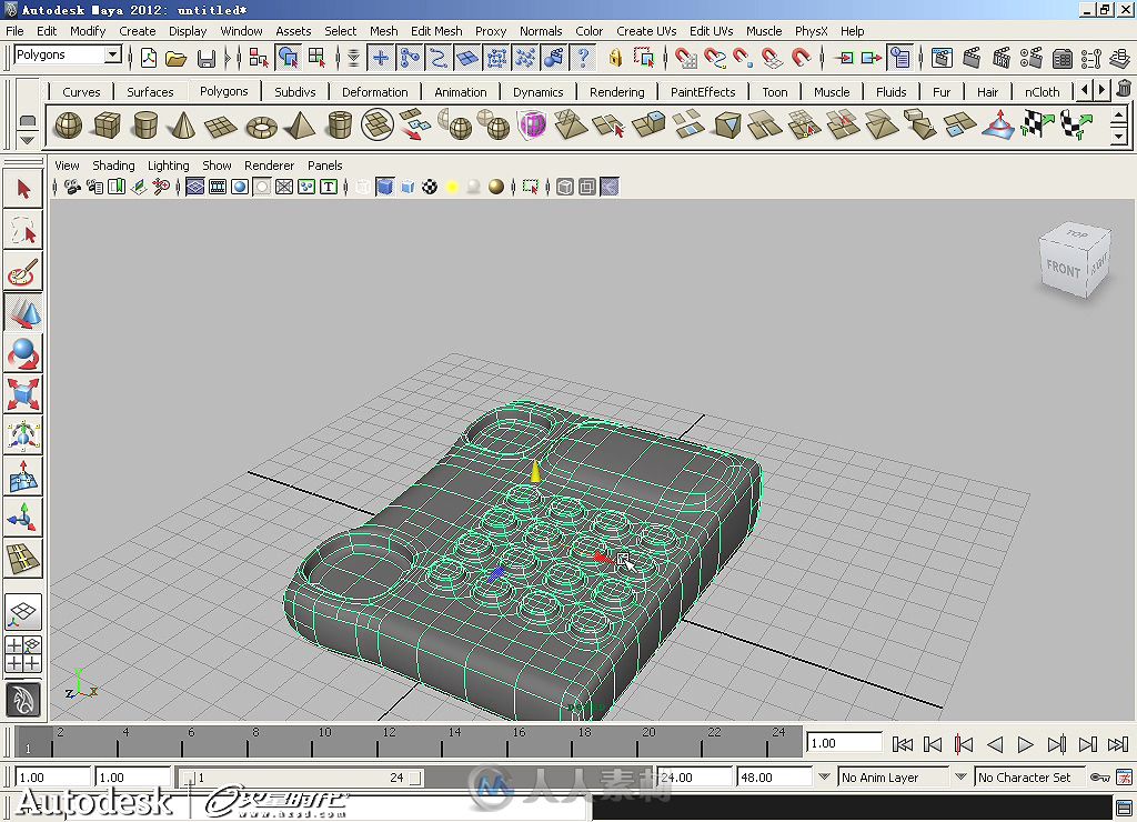 Autodesk Maya 2012标准培训教材I