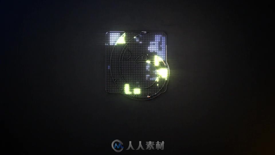 酷炫灯光显示标志LOGO演绎AE模板   Videohive Light Logo Reveal 16858409