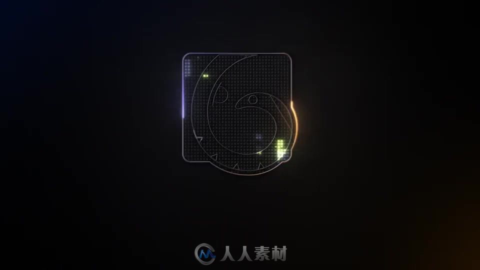 酷炫灯光显示标志LOGO演绎AE模板   Videohive Light Logo Reveal 16858409