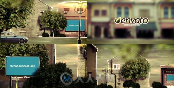 创意街头生活AE模板  Videohive Street Life 3291514