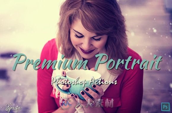 40款专业照片调色PS动作40 Premium Portrait Actions 59865