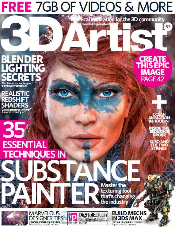 3D艺术家书籍杂志第97期  3D ARTIST ISSUE 97 2016