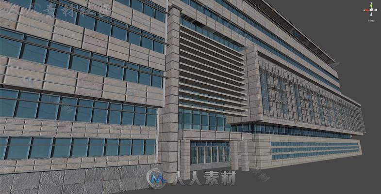 创意办公楼城市环境Unity3D资源素材