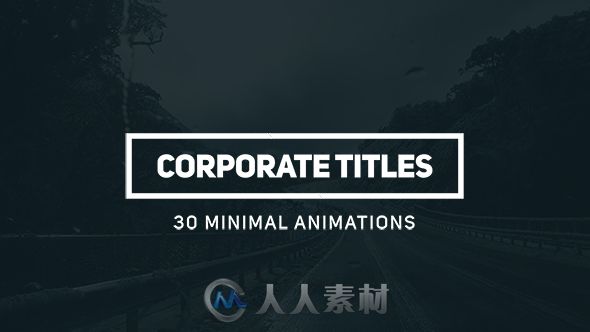 独一无二的企业实用标题动画AE模板 Videohive  Corporate Titles 16778050