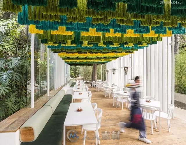 平面设计--咖啡馆绿植设计