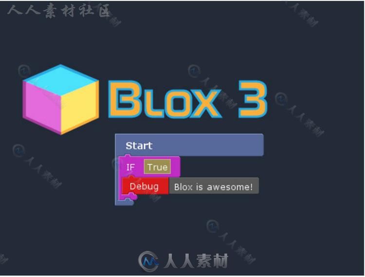 blox的可视化脚本编辑器扩充Unity资源素材