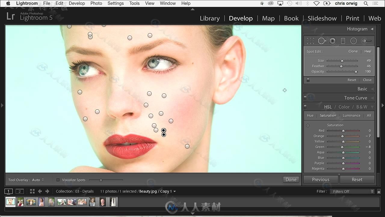 国外高端肖像润色修饰技术视频教程 CREATIVELIVE PORTRAIT RETOUCHING REDEFINED W...