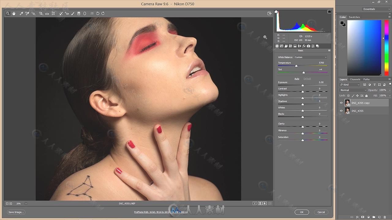 PS高端女性皮肤美容修饰实例训练视频教程第四季 SKILLSHARE BEAUTY RETOUCHING PART 4