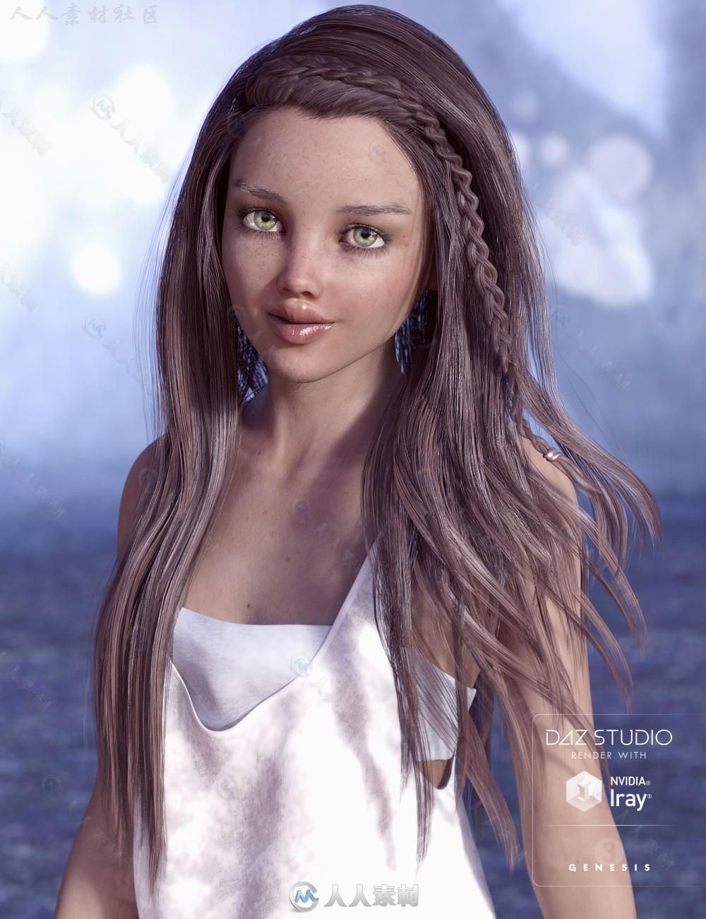 DAZ3D超精细年轻女孩3D模型合辑 DAZ3D TWEEN JULIE 7 PRO BUNDLE