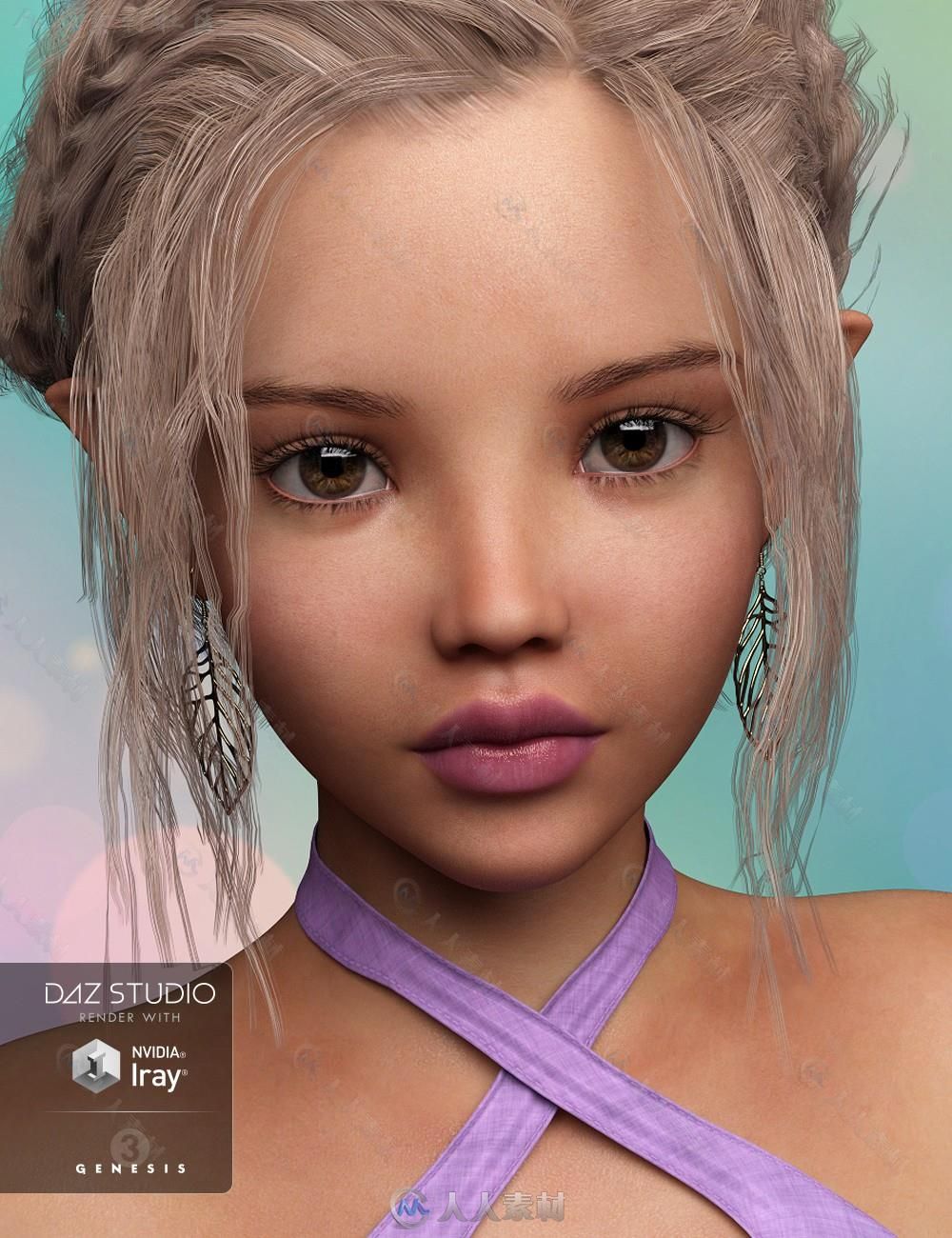 DAZ3D超精细年轻女孩3D模型合辑 DAZ3D TWEEN JULIE 7 PRO BUNDLE