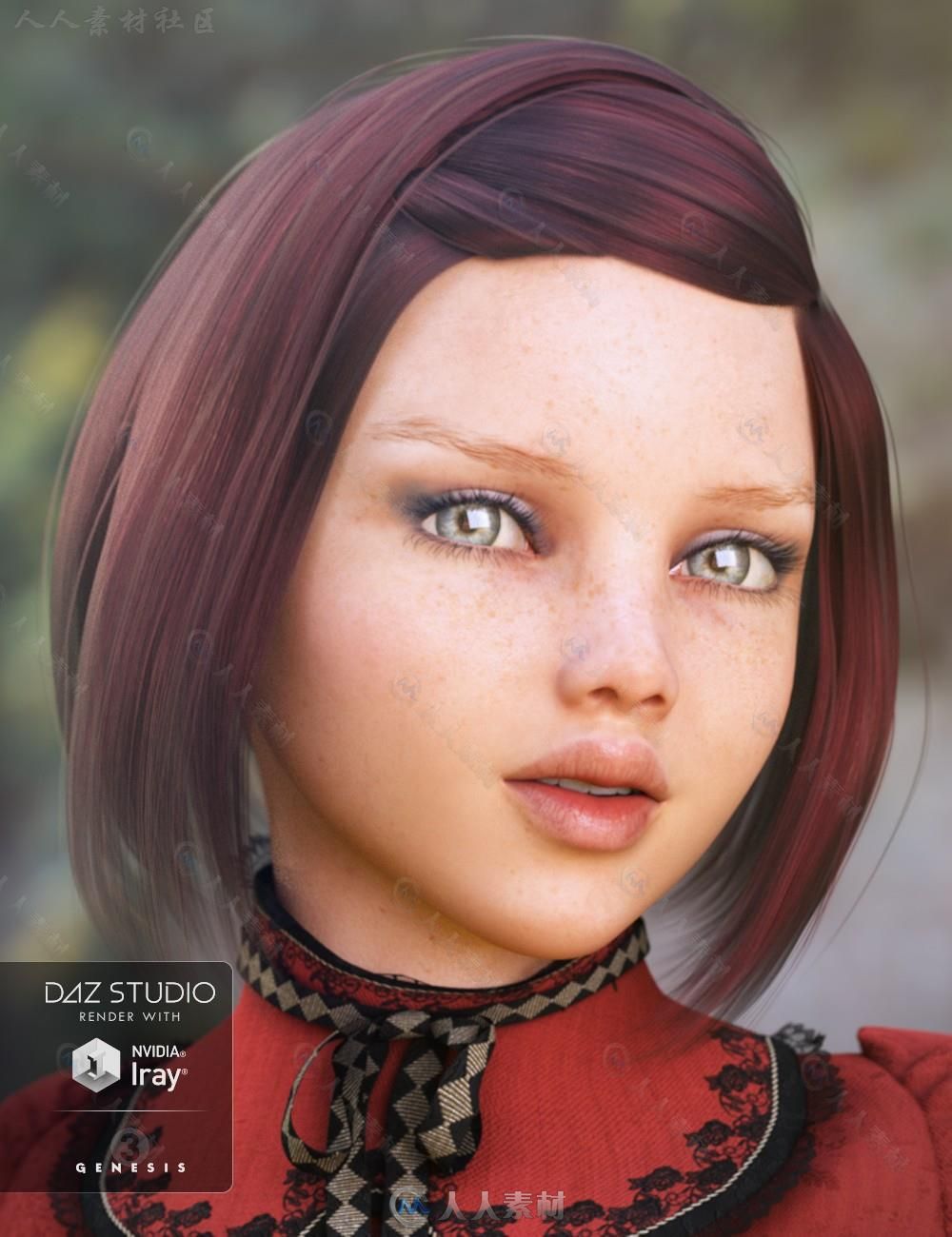 DAZ3D超精细年轻女孩3D模型合辑 DAZ3D TWEEN JULIE 7 PRO BUNDLE